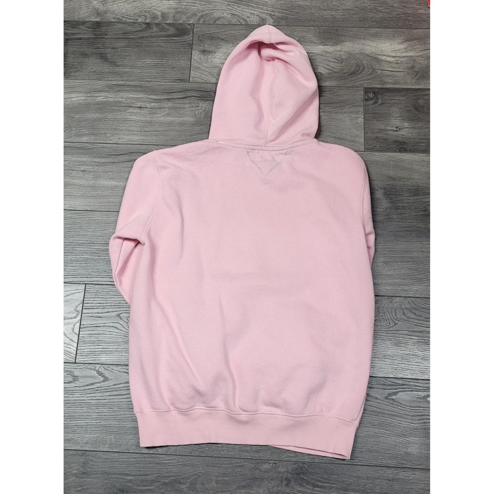 Women's Tommy Hilfiger Pink Pullover Long Sleeve Hoodie/Sweatshirt Size L 16/18 - Picture 2 of 9